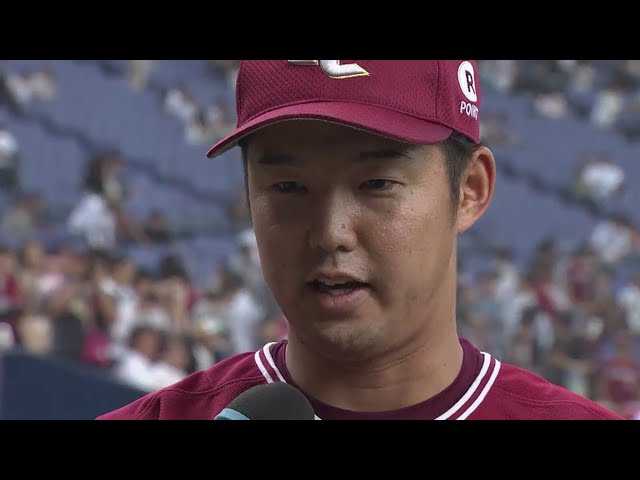 イーグルス・森原投手ヒーローインタビュー 2018/9/19 Bs-E