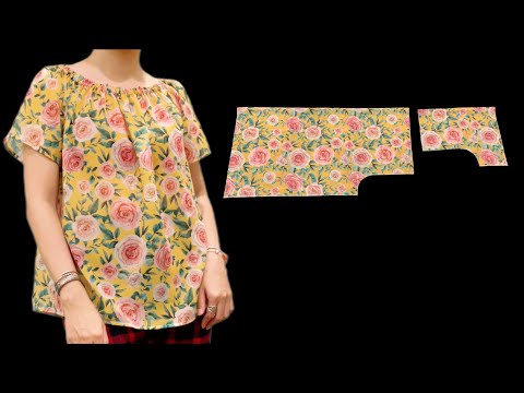 ✂️ Du musst kein Schneider sein | Das Nähen einer Bluse auf diese Weise ist schnell und einfach