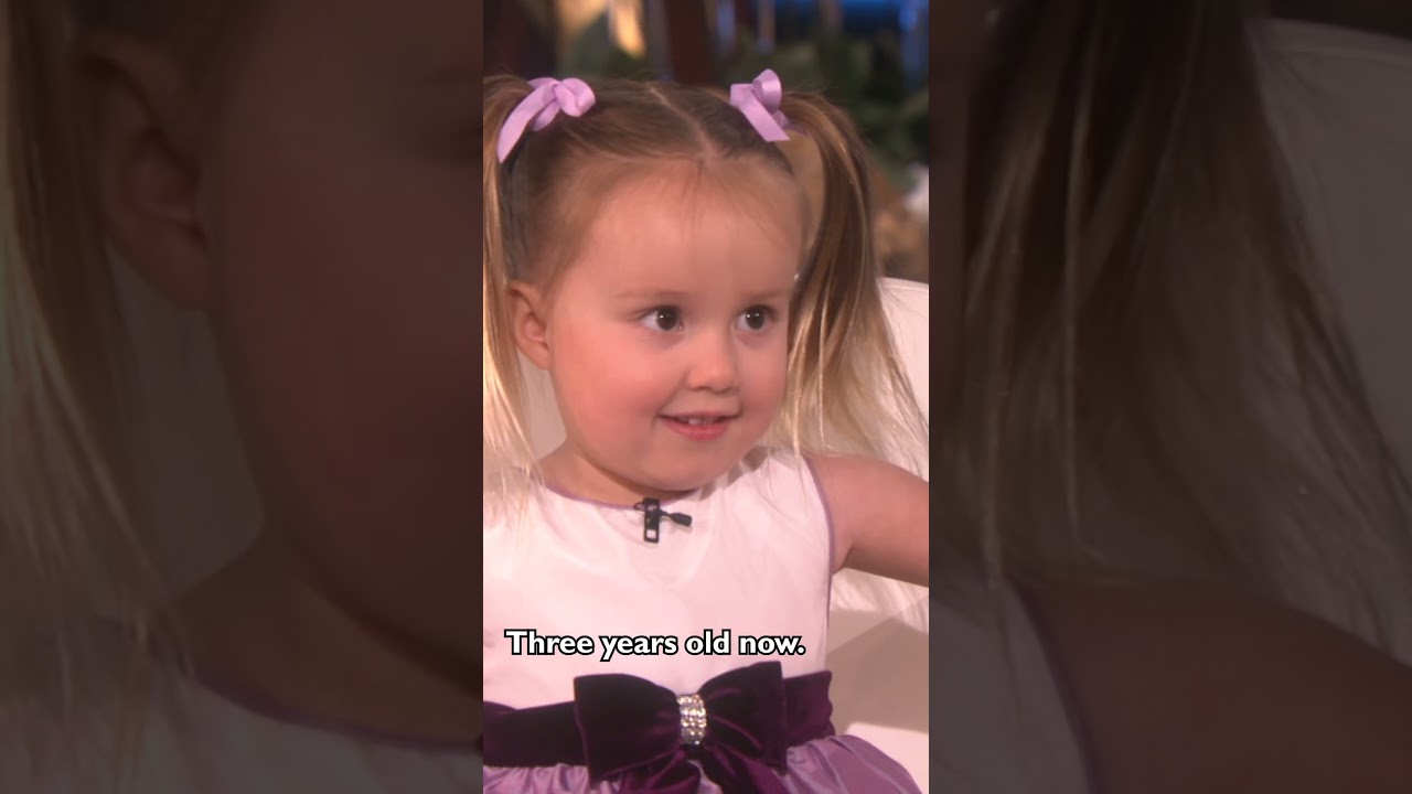 Adorable 3-Year-Old Periodic Table Expert Brielle #ellen