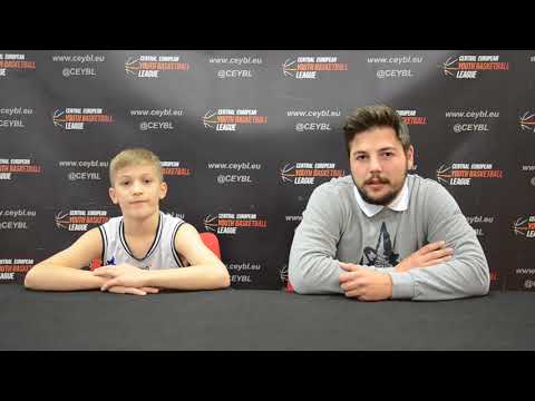 CEYBL U13 - Press conference, 22.10.2022, HAKRO Merlins Crailsheim - Sršni Písek