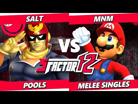 S Factor 12 - Salt (Captain Falcon) Vs. MnM (Mario) Smash Melee - SSBM