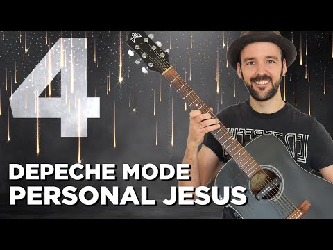 Kompletter Song - Personal Jesus von Depeche Mode auf der Gitarre lernen - Teil 4