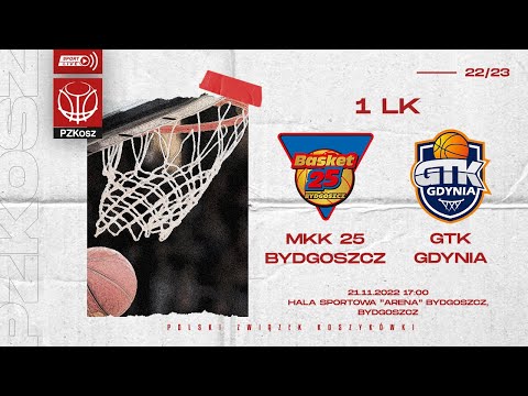 MKK Basket 25 Bydgoszcz - GTK Gdynia (1 LK, Grupa A, 9 Kolejka, Sezon 2022/2023)