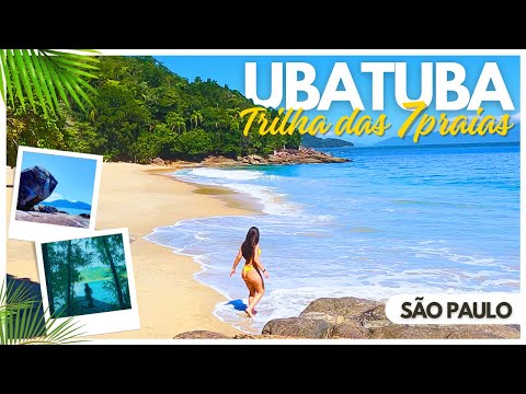 A MELHOR Trilha em UBATUBA | Trilha das 7 Praias 🏖 | São Paulo #trilha #praia #viagem #ubatuba