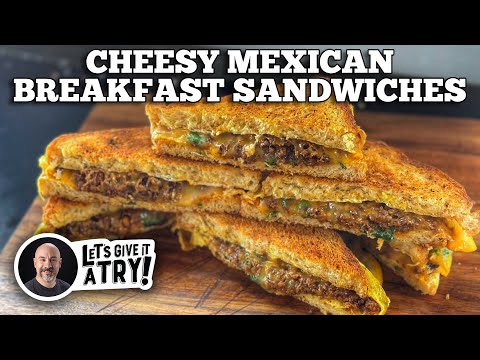 Cheesy Mexican Breakfast Sandwiches | Blackstone Griddles