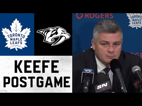 Sheldon Keefe ' Post Game ' Toronto Maple Leafs vs Nashville Predators ' March 19, 2022