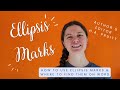 How To Use An Ellipsis in Fiction & Other Ellipsis Tips by author & editor HAPruitt