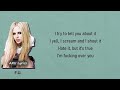 Avril Lavigne - F.U. (Lyric Video)