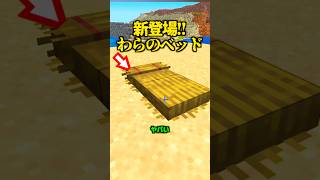 新アイテム「わらのベッド」がやばい【マイクラ】