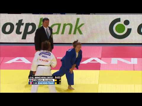 Sumiya Dorjsuren vs Catherine Beauchemin Pinard World Judo Championships 2015