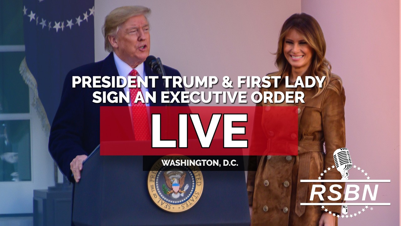 LIVE: President Trump & First Lady Melania Trump Sign an Executive Order - 10/19/16