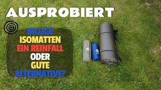 Billige Isomatten - Ein Reinfall oder gute Alternative? | Unigear und Bahidora Isomatten im Test.