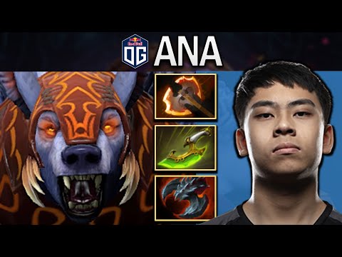 OG.ANA SMURF URSA WITH 23 KILLS & BATTLEFURY - DOTA 2 PRO GAMEPLAY