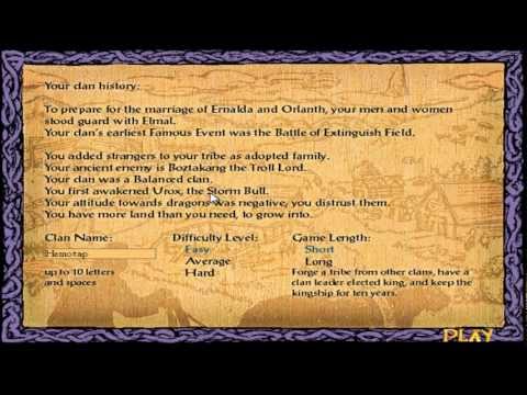 Lets Play King Of Dragon Pass Part 1, New Begginings HD