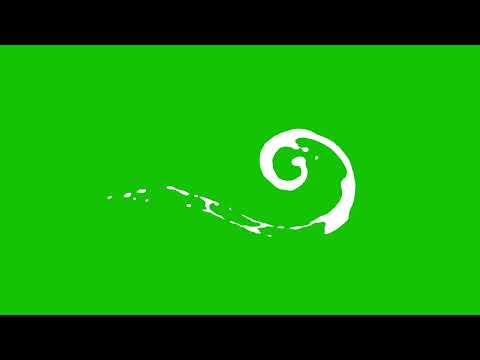 Free Liquid Transitions Green screen