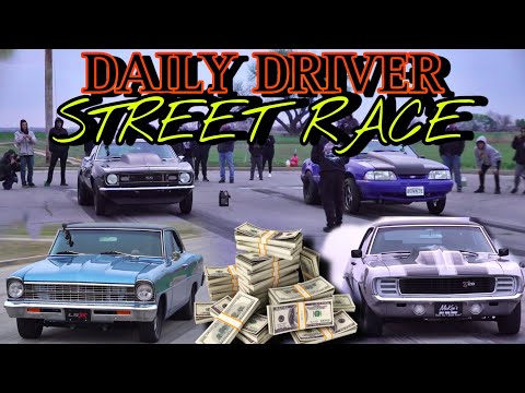 DAILY DRIVER DRAG RADIAL FLASH LIGHT START STREET RACE CASH DAYS FULL INTERIOR NO PARACHUTE
