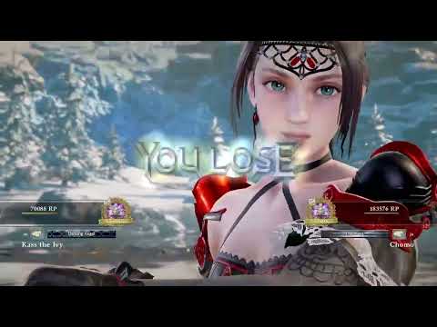 Soul Calibur VI ranked match - Kass the Ivy (Ivy) vs Chomo (Amy)