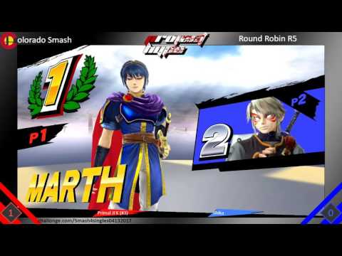Primal JFK (Marth) vs Shika (Link) - RR5