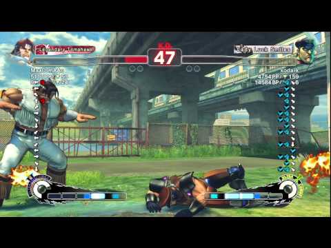 MaaO-mAAo [T. Hawk] vs. koda-k [M. Bison] | SSF4 Arcade Edition