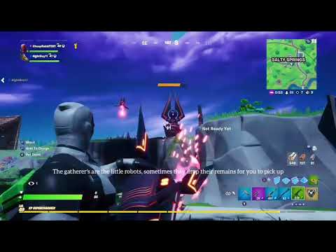 How to destroy gatherer's and deal damage with gatherer's remains | Fortnite Season 4 Challenge