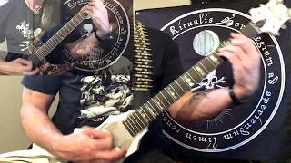 OPHTHALAMIA - Enter the Darkest Thoughts of the Chosen / Agony&#39;s Silent Paradise (guitar cover)