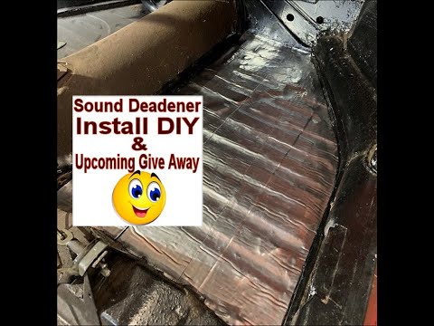 VW Beetle - Super Beetle Sound Deadener Install - Cheap And Easy DIY HOW TO VIDEO - VW Bug Floors