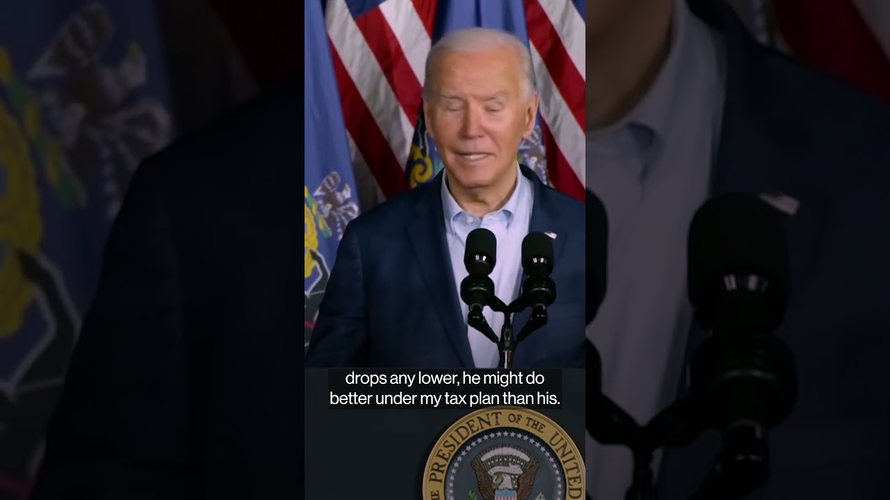 #POTUS #Biden mocks #Trump media share drop #shorts