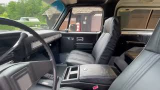 1984 Chevrolet K5 Blazer Silverado Interior Walk Through