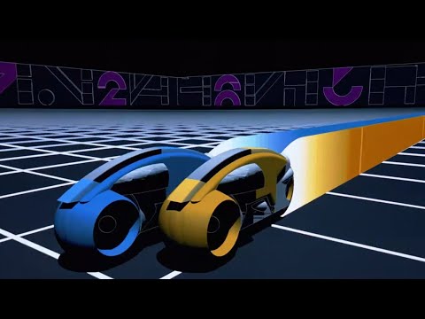 Light Cycle Battle | TRON (1982)