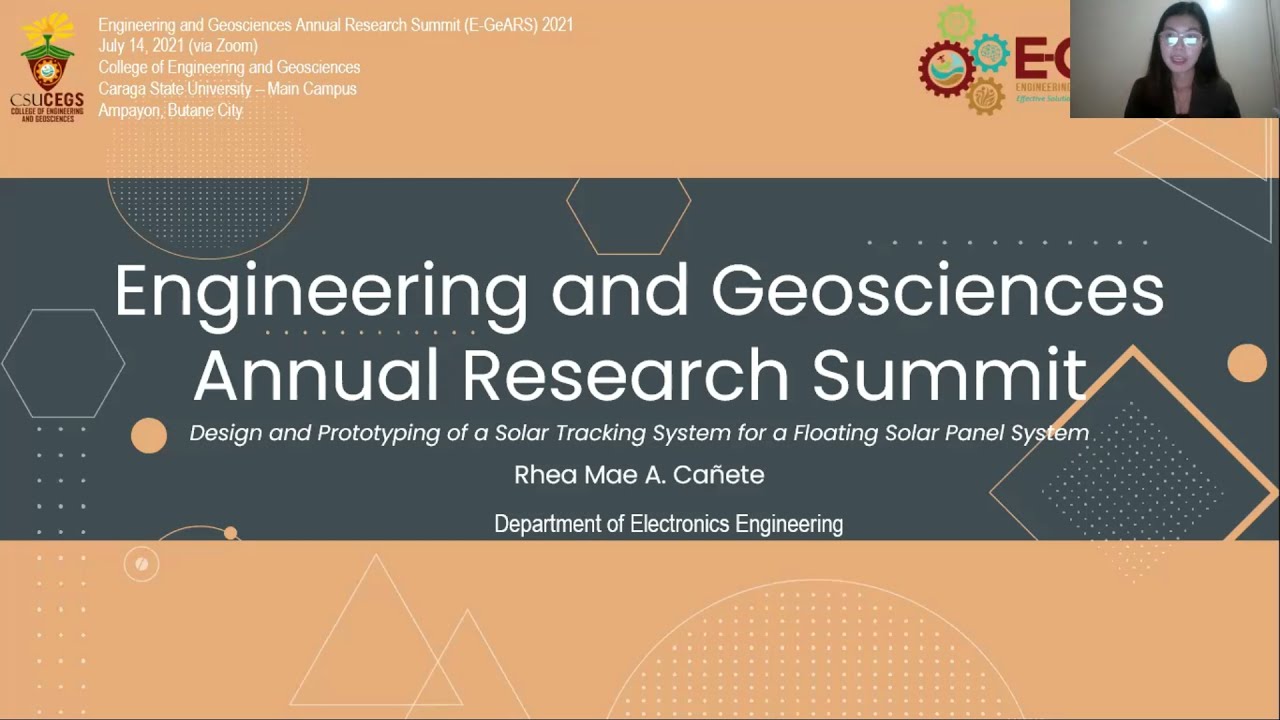 M-EENR-7 Design and Prototyping of a Solar Tracking System for a Floating Solar Panel System