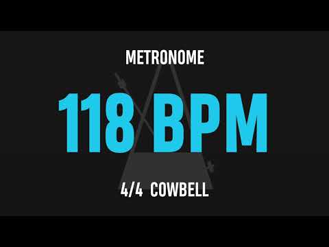 118 BPM 4/4 - Best Metronome (Cowbell)