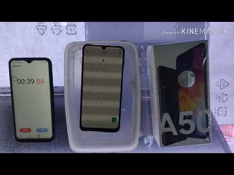 Samsung A50 water test