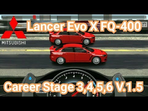 Drag Racing Tune Car Lancer Evo X Fq 400 For 4 Career Stage Level
