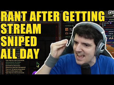 Artosis 10 minute RANT - Artosis Clips - Starcraft: Remastered Broodwar