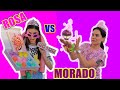 RETO DE COSAS ROSAS VS MORADAS ¿QUE COLOR GANA? | AnaNANA TOYS