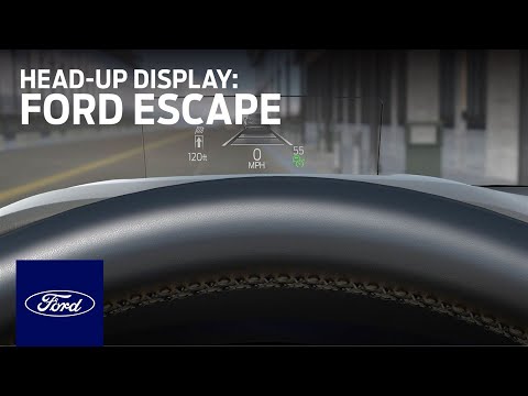 Part of a video titled Using Head-Up Display in Your Ford Escape | Ford How-To | Ford