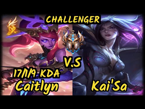 FORG1VEN (CAITLYN) vs KAI'SA - 17/1/9 KDA BOTTOM ADC CHALLENGER GAMEPLAY - EUW