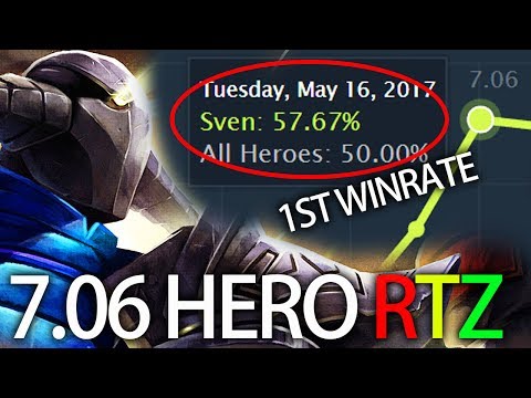 Maybe you Don't know: SVEN Highest Winrate at 7.06 Gameplay by Arteezy Dota 2