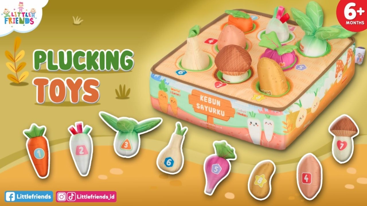 Plucking Toys Kebun Sayurku LFP5010 Little Friends