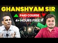 Options Trading For Beginners Ghanshyam Tech Free Training 2025