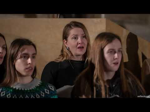 John Tavener: Svyati - Zbor Cantores sancti Marci & Monika Leskovar - rehearsal