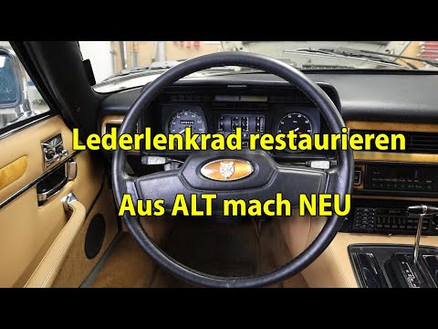 Lederlenkrad restaurieren - Jaguar XJ-S