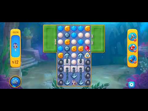 Fishdom Easy Level 11574 (with ingame lightning booster) @choraelmin