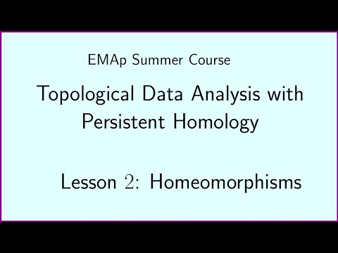 EMAp Summer Course - TDA w PH - Lesson #2 Homeomorphisms