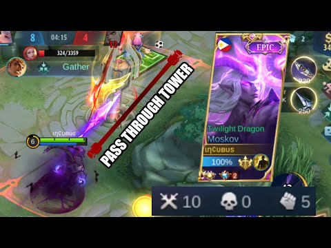 TOP GLOBAL MOSKOV! HOW TO MAKE MOSKOV THE LONGEST RANGE MARKSMAN HERO! WATCH THIS TRICK! MLBB
