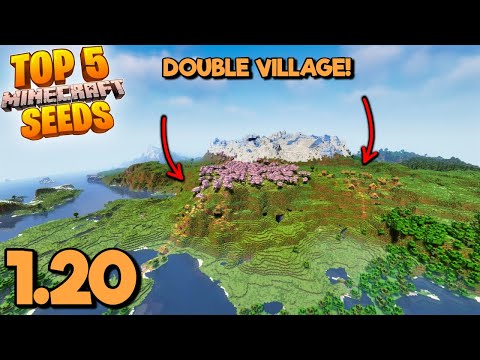 MinionToGaming - Justin - Top 5 AWESOME VILLAGE SEEDS for Minecraft 1.20! (Best Minecraft Trails & Tales Seeds Java & Bedrock)