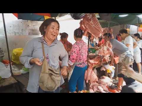 Mixed Street Food In Phnom Penh - Deep Fried Insects And Market Fresh Foods And Activities