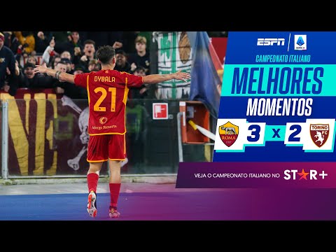 Gols e lances de Roma x Torino