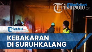 Kebakaran Terjadi di Pabrik Penyablonan Batik di Jaten Karanganyar, Berawal dari Ledakan