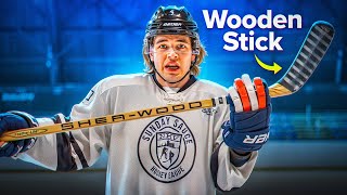 I Played a Full Game with a Wooden Stick